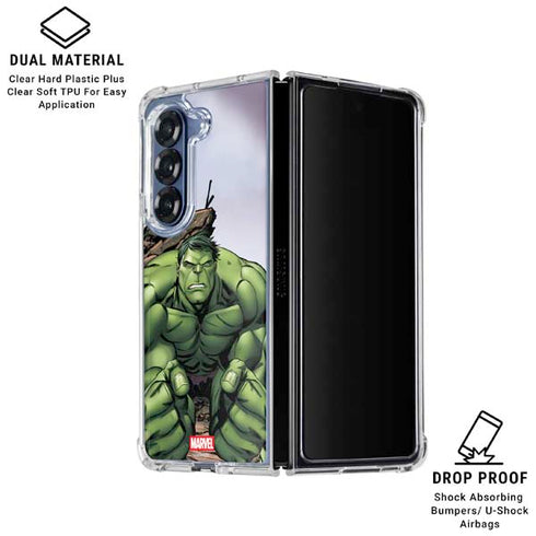 Marvel Avengers Hulk Galaxy Z Fold6 Clear Case